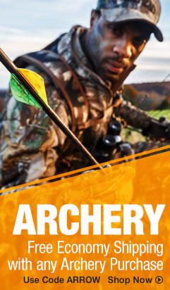 Free Economy Shipping with any Archery Purchase