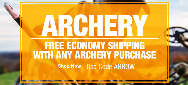 Free Economy Shipping with any Archery Purchase