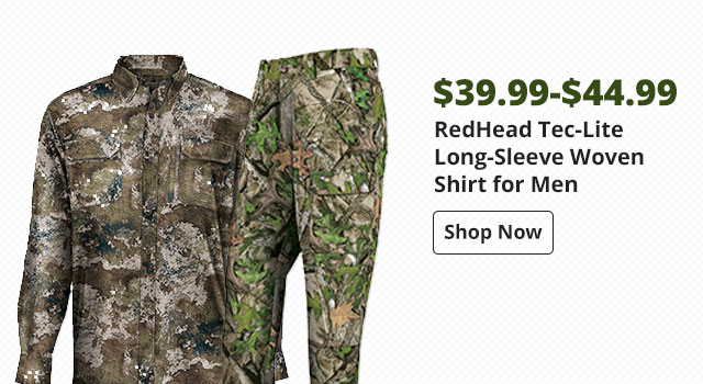 RedHead Tec-Lite Long-Sleeve Woven Shirt for Men