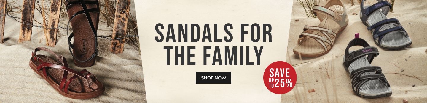 Sandals for the family