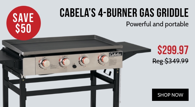 Cabela's 4-Burner Gas Griddle