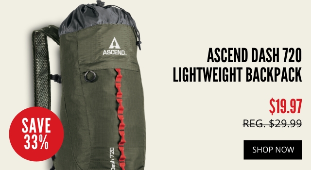 ascend dash 720 lightweight backpack