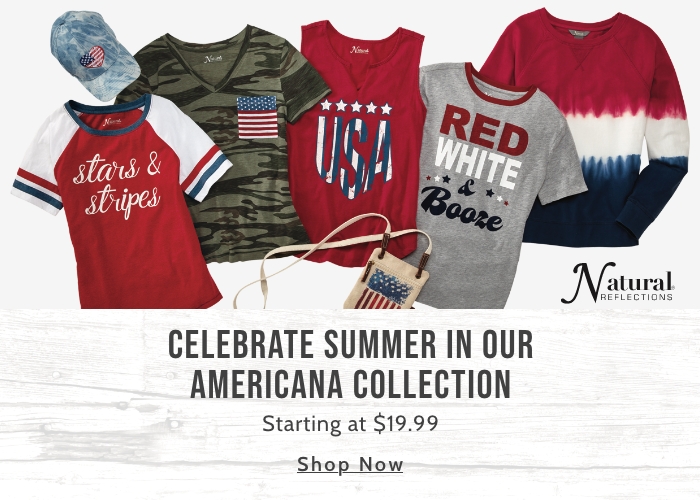 Celebrate Summer in our Americana Collection