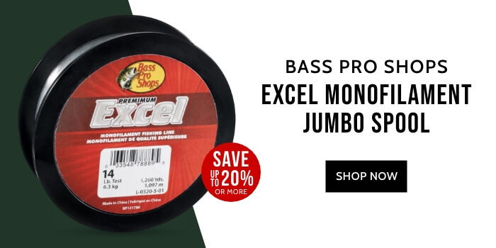 Bass Pro Shops Excel Monofilament Jumbo Spool