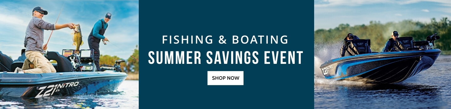 Fishing and Boating Summer Sales Event