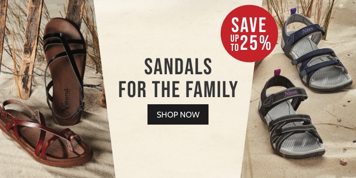 Sandals for the family