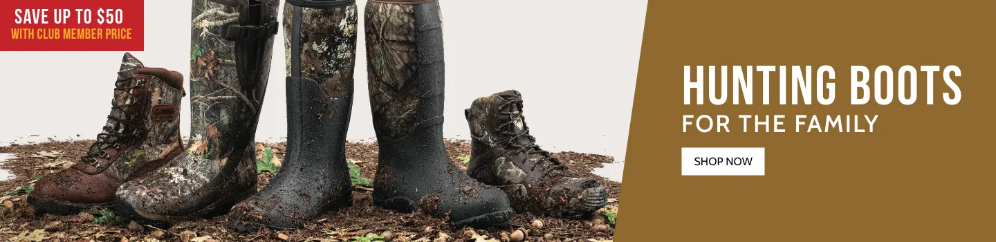 Hunting Boots for the family - Save up to $30