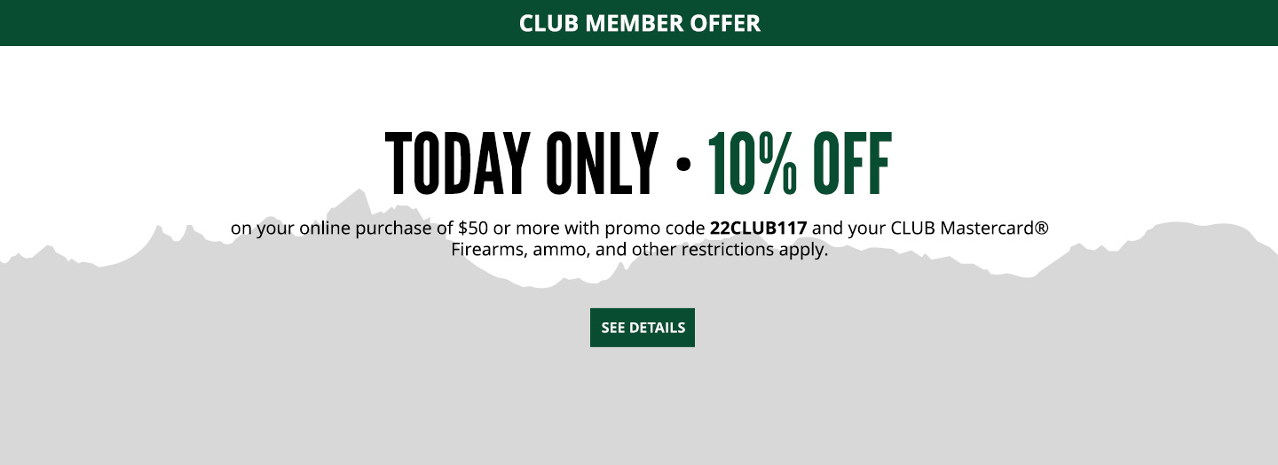 CLUB - Today Only - 10% Off