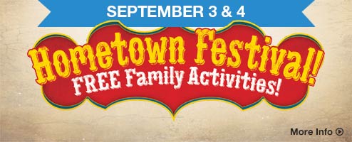 Hometown Festival FREE Family Activities September 3 & 4