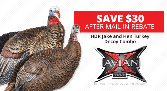 Avian-X HDR Jake and Hen Turkey Decoy Combo - Shop Now