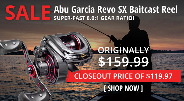 Save on Abu Garcia Revo SX Baitcast Reel