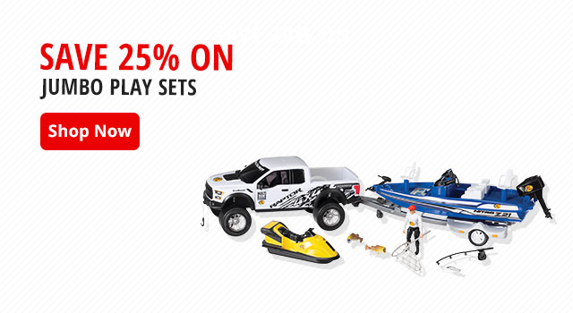 Save 25% On Jumbo Play Sets
