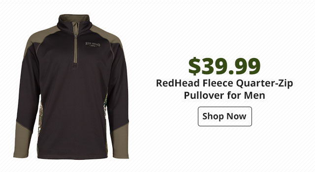 RedHead Fleece Quarter-Zip Pullover for Men