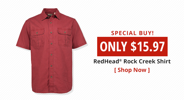 Special Buy! RedHead® Rock Creek Shirt