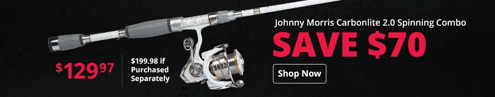 Save $70 on Johnny Morris Carbonlite 2.0 Spinning Combo