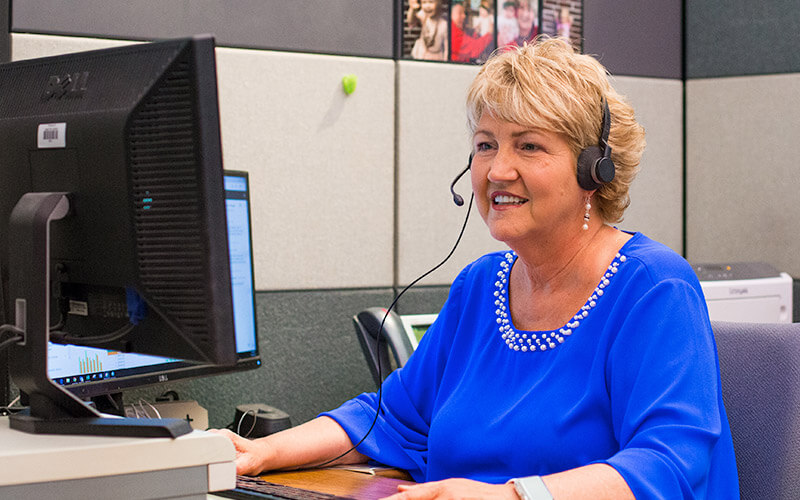 customer service lady