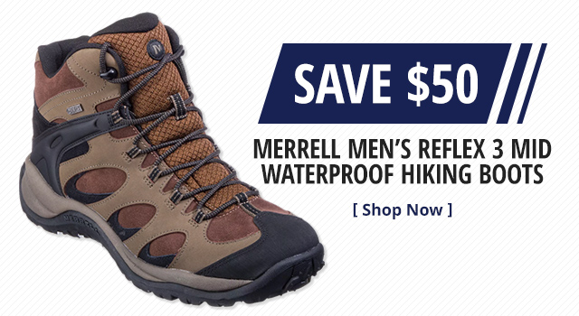 merrell reflex 3 mid waterproof hiking boots