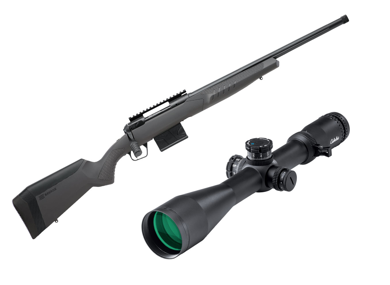 Savage 110 Tactical BoltAction 6.5 Creedmoor Rifle and Cabela's CX Pro