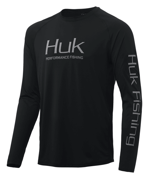 Huk Men's Pursuit Camo Vented Performance Long Sleeve Shirt