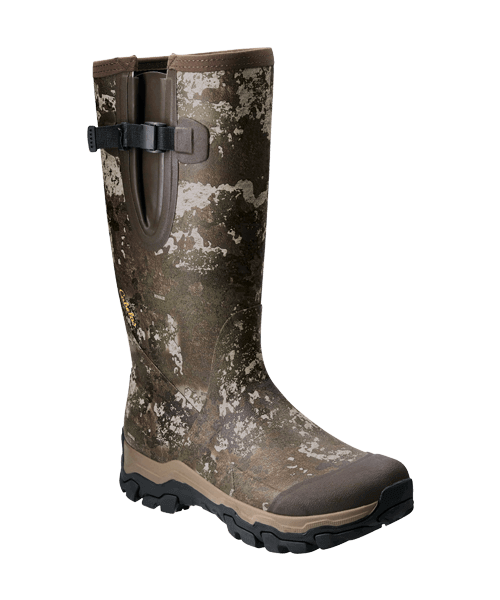 Cabela's Scent-Free Rubber Boots for Men - True Timber Strata