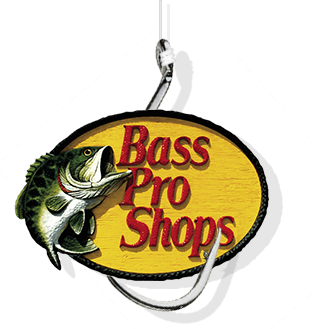 Bass Pro Logo in a Fishing Hook