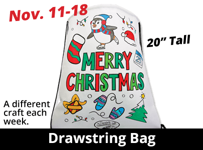 Christmas Drawstring bag